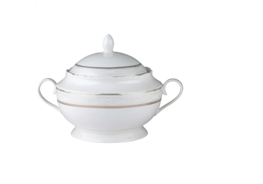 Ap. de jantar Trésor New Bone China 50Pçs Branco C/Relevo