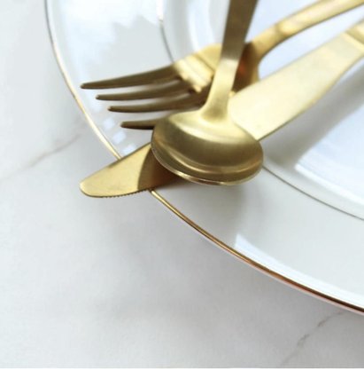 Aparelho de Jantar Majesty Gold em Porcelana 42 Pcs