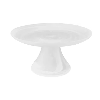 Boleira Vidro Branco Fosco