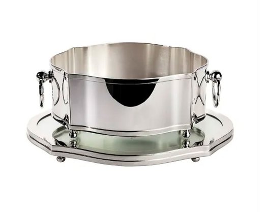 Centro de Mesa Croise C/Presentoir St James Prata