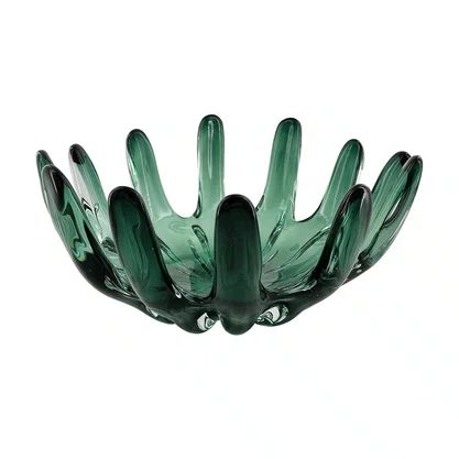 Centro de Mesa Vidro Verde Murano