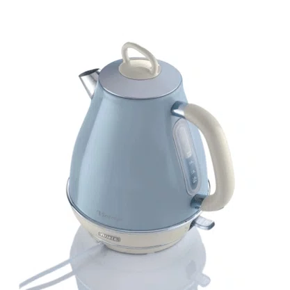 Chaleira Elétrica Vintage Azul 220V 1850W
