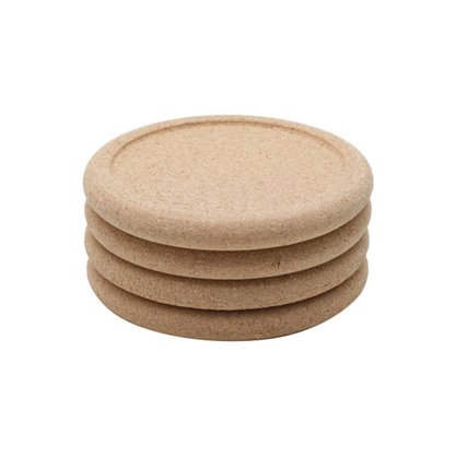 Conjunto 4 Porta Copos de Cortiça Bon Gourmet