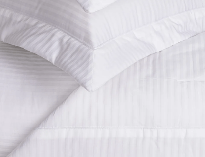 Colcha com Porta Travesseiros King 100% Algodão Fratelli Branco