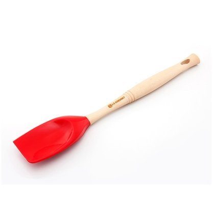 Colher Grande De Silicone Craft Vermelho