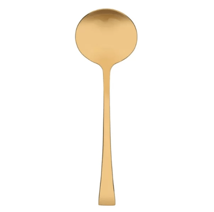 Concha Aço Inox P/Molho Berna Dourado
