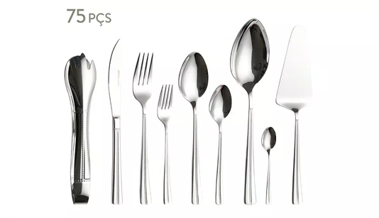 Faqueiro Catena em Aço Inox 75 Peças