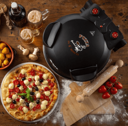 Forno de Pizza Elétrico Ariete C/ Pedra Refratária Preto 1200W 220V
