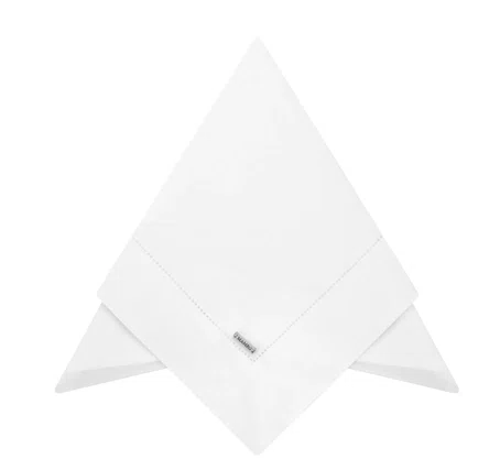 Guardanapo Linho Ponto Ajour Finess Off-white 50X50