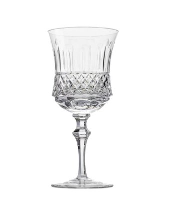 Jogo 06 Taças Vinho Tinto Cristal Mozart Lapidado 69