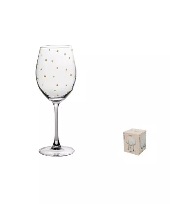 Jogo de 4 Taças Para Vinho Tinto Dots 560ml 24,5X9,5cm