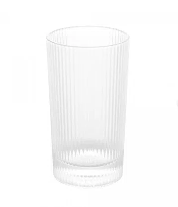 Jogo de 6 Copos Altos de Cristal Lines 380ml