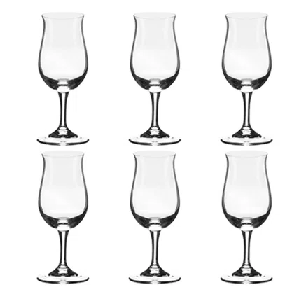 Jogo de 6 Taças de Cristal P/Cachaça 70 ml