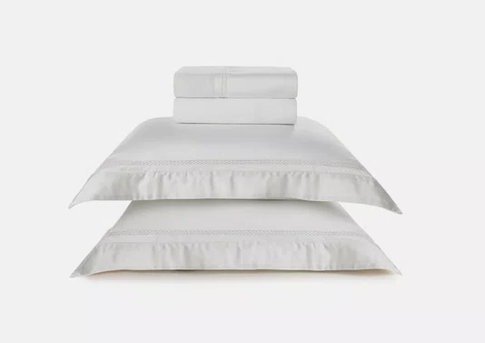 Jogo de Cama Queen 300 Fios 100% Bambu Contessina Branco