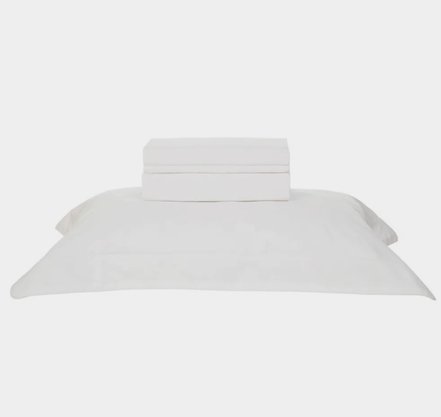 Jogo de Cama Queen Filetti Branco Queen Trussardi