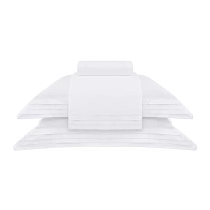 Jogo de Cama Queen Palladio Cor Branco/Branco