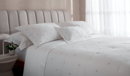 Kit 3 Pçs Floretta 314X262CM Branco Buddemeyer Luxus