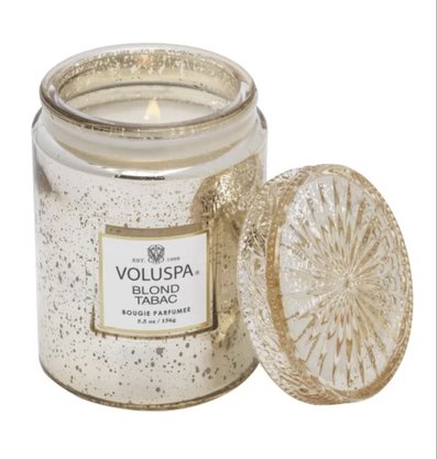Mini Vela Pote Vidro 50H Blond Tabac