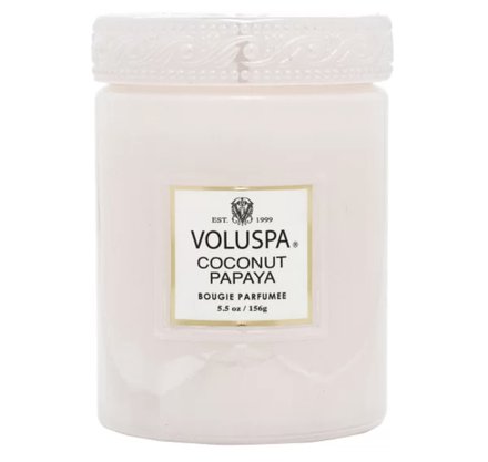 Mini Vela Pote Vidro 50h Coconut Papaya Voluspa