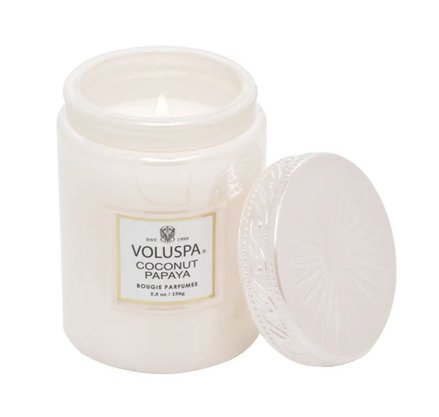 Mini Vela Pote Vidro 50h Coconut Papaya Voluspa