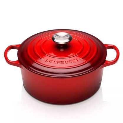 Panela Redonda 20Cm Vermelha Le Creuset
