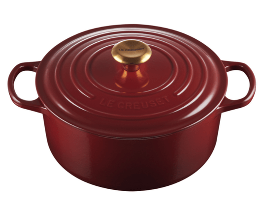 Panela Redonda 24Cm Peg Dourado Rhone