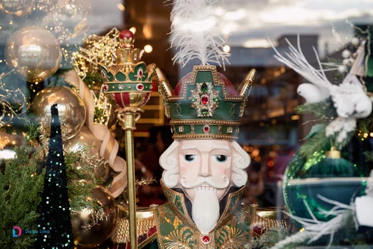 Peça Decorativa Natal Resina Quebra Nozes 53X46X178