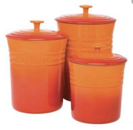 Porta Mantimentos 3,3L Laranja