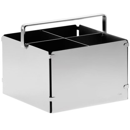 Porta Talher Pisa Inox Riva