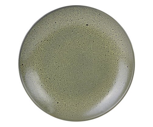 Prato P/Sobremesa Folk Cerâmica Verde