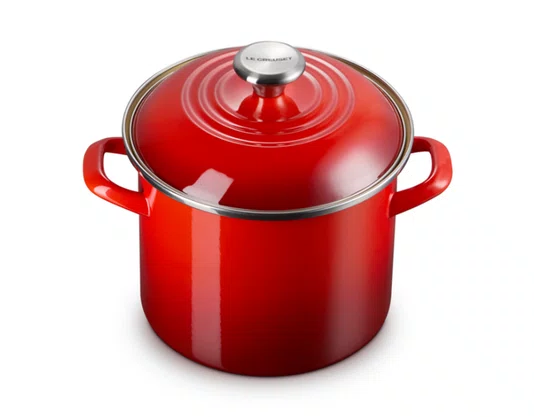 Stockpot  Vermelha C/ Pegador Aço Inox 22CM