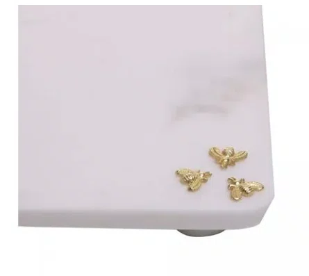 Tábua Retangular Decorativa New Bee 28x3x22,5cm Mármore  Wolff