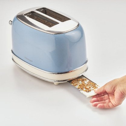 Torradeira Eletr. Vintage Azul 750W 220V