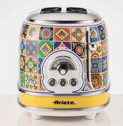 Torradeira Elétrica Ariete Positano p/ 2 Fatias  750W 220V