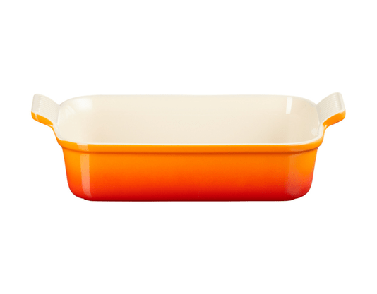 Travessa Retangular 26Cm Laranja Heritage