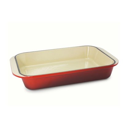 Travessa Retangular - Tradition Vermelho