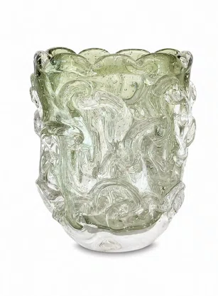 Vaso em Murano Verde Claro