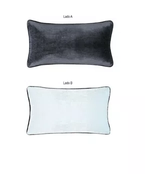 Almofada Buddemeyer Luxus Vellure 50x90cm Azul Marinho