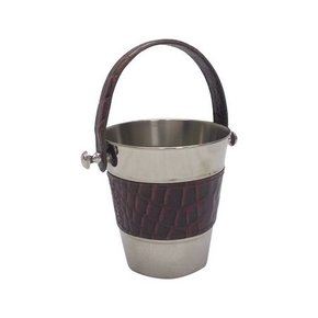 Balde de Gelo com Alça Estilo Couro