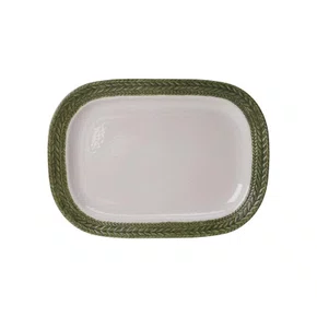 Bandeja Arredondada em Melamina Borda Trana