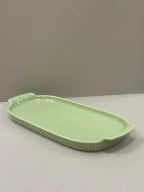 Bandeja Assar e Servir  G Verde Chá