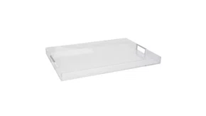 Bandeja de Acrílico C/Alça de Metal