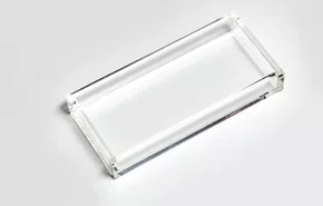 Bandeja em Acrílico transparente 14X28X25