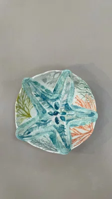 Bowl em Melamina Desenho Estrela do Mar