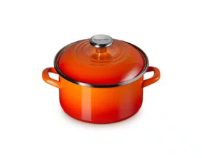 Caçarola Aço Esmaltado Laranja