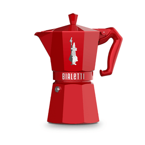 Cafeteira Moka Express 6Xic Exclusive Vermelha