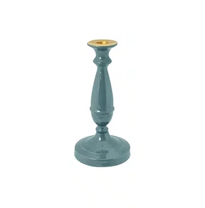 Castiçal 24cm Azul Home