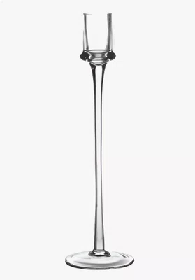 Castiçal La Voir em Cristal Ecológico D7,5xA26cm