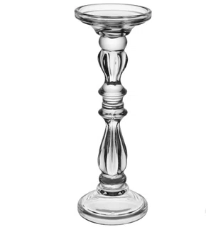 Castiçal Vidro Transparente