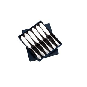 Jogo 6 Peças Espátulas de prata Lugano